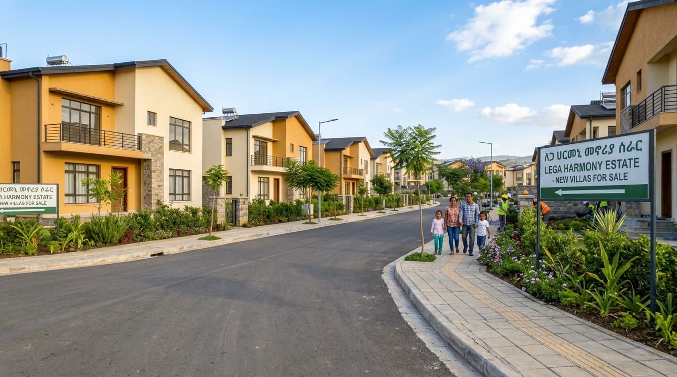 Housing development under construction in Summit