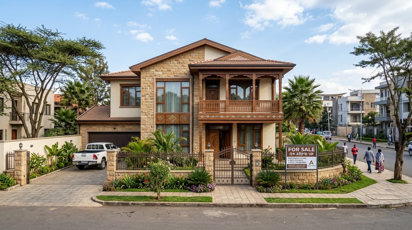Newly finished home for sale in Megenagna